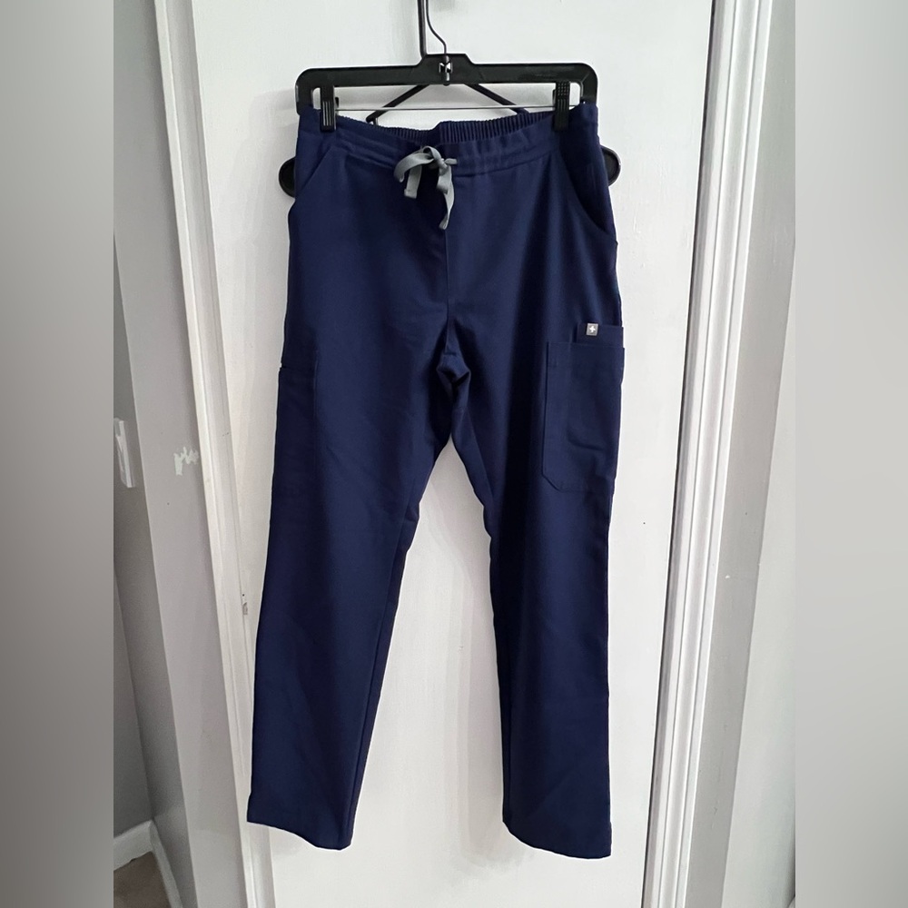 COPY - FIGS scrubs Yola high waist waisted pants size small in navy blue